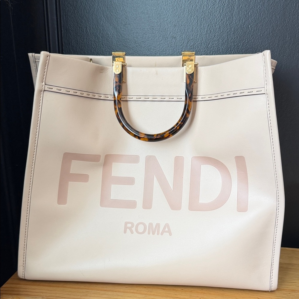 Sunshine Shopper Tote Leather Medium